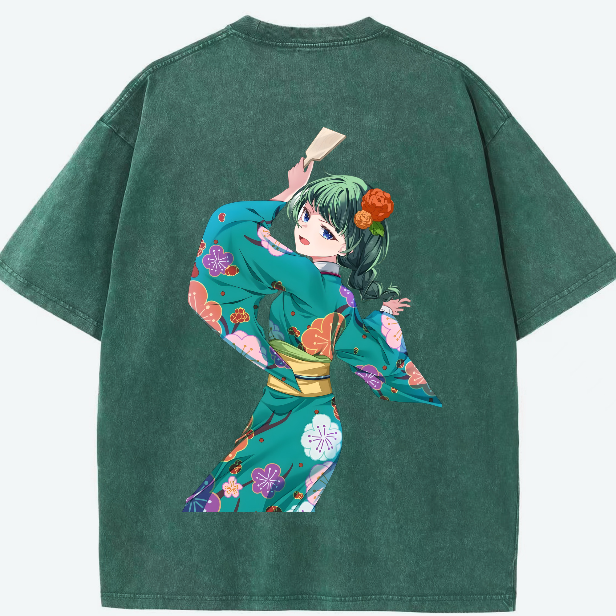 （画像用） 薬屋のひとりごと The Apothecary Diaries 綿100% ヴィンテージ風 半袖Tシャツ（背面プリント）